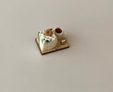 Craftuneed 1:6 miniature dollhouse mini assorted doll food coffee cup cake bread bakery props handmade