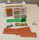 1:6 miniature dollhouse supermarket fridge shelf carton drinks tray set doll shop furniture props Limited Edition