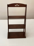Handmade 1:6 miniature dollhouse furniture mini table 3 tier ladder shelf storage for doll