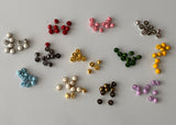 Craftuneed Job lot 120pcs doll making buttons mini buttons 4mm diameter for doll clothes