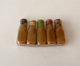 1:6 miniature dollhouse assorted food and drink pizza cashier machine grocery props for barbie doll