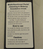 A multi-functional soft fibre hair facial cleansing brush foundation makeup brushes