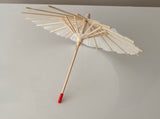 Craftuneed Handmade 1:6 miniature dollhouse classic traditional tassel paper umbrella for barbie doll