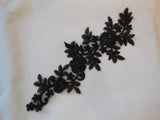 A Large Bridal wedding floral lace applique sewing lace motif . Various colours
