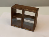 Craftuneed handmade 1:6 miniature dollhouse bread cake showcase display cabinet cupboard furniture props