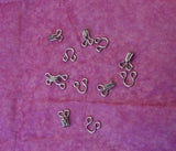 5 pairs metal hook and eye fasteners diy accessories Silver colour total L 1.5cm