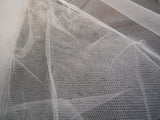 Ivory Bridal Hard Tulle Fabric Wedding Dress DIY 160cm wide. sold by Per 0.5M