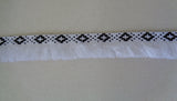 A Black or white braid trim edging sewing trim / jacket coat trimming is for sale. Sold by Per Yard  90cm