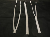 An ivory YKK zip / invisible closed end zipper for bridal / evening dress in length 39cm is for sale. Sold by per zip.