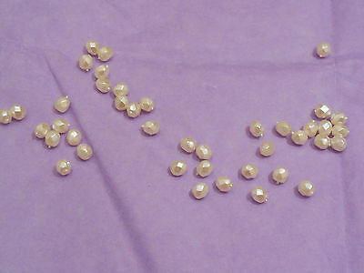 10pcs Champagne sew on diamond Polygon bridal beads Sewing Any purpose diy 5mm