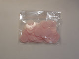 Bridal Wedding Baby Pink Circle shape Sequins various sizes approx 100pcs/bag 5g