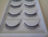 5 pairs natural look black false eyelashes makeup eyelashes extension Reusable