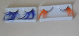 blue or orange false eyelashes delicate feathers tail Reusable fashion eyelashes extension