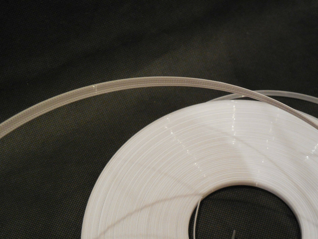 1 Meter Rigilene polyester boning easy sew give shape to Garments black or white