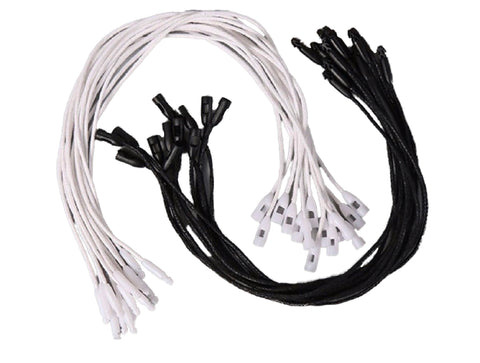 10 x fashion label strings one-off lock threads For garment price tags threads