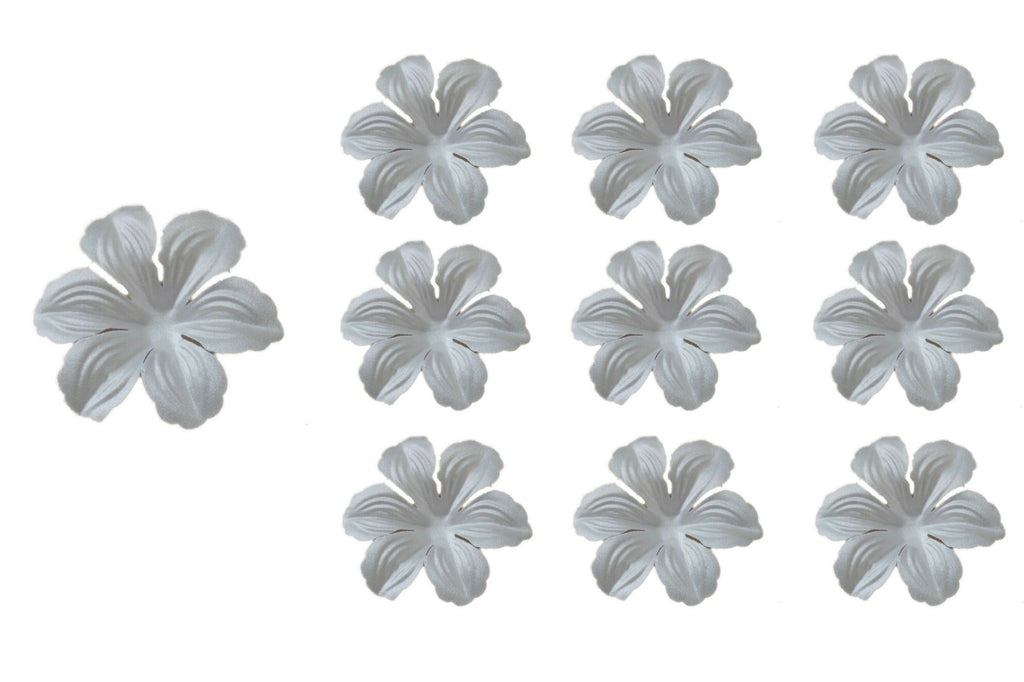 Craftuneed Job lot or 10 pieces ivory fabric flower petals bridal floral petals hand craft kit
