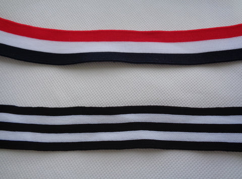 red or black soft cotton ribbon sash sewing cotton braid trim in 3cm width. Sold by Per Meter 100cm.