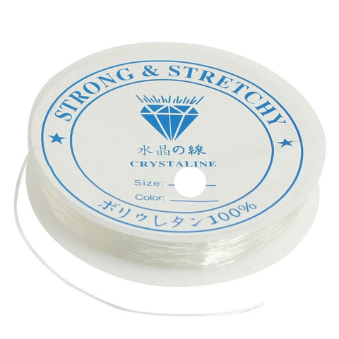 2spools X Crystal clear stretchy beading string elastic beading threads 0.4mm-1mm