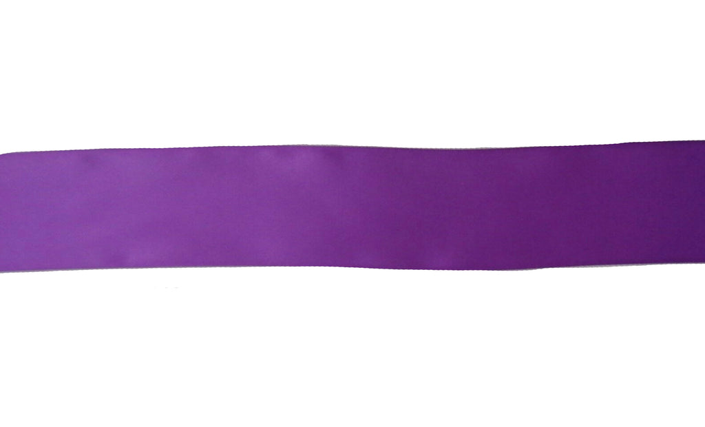 3 Meter X pink or purple or ivory double sided satin ribbon sash gift wrap ribbon in 5cm width