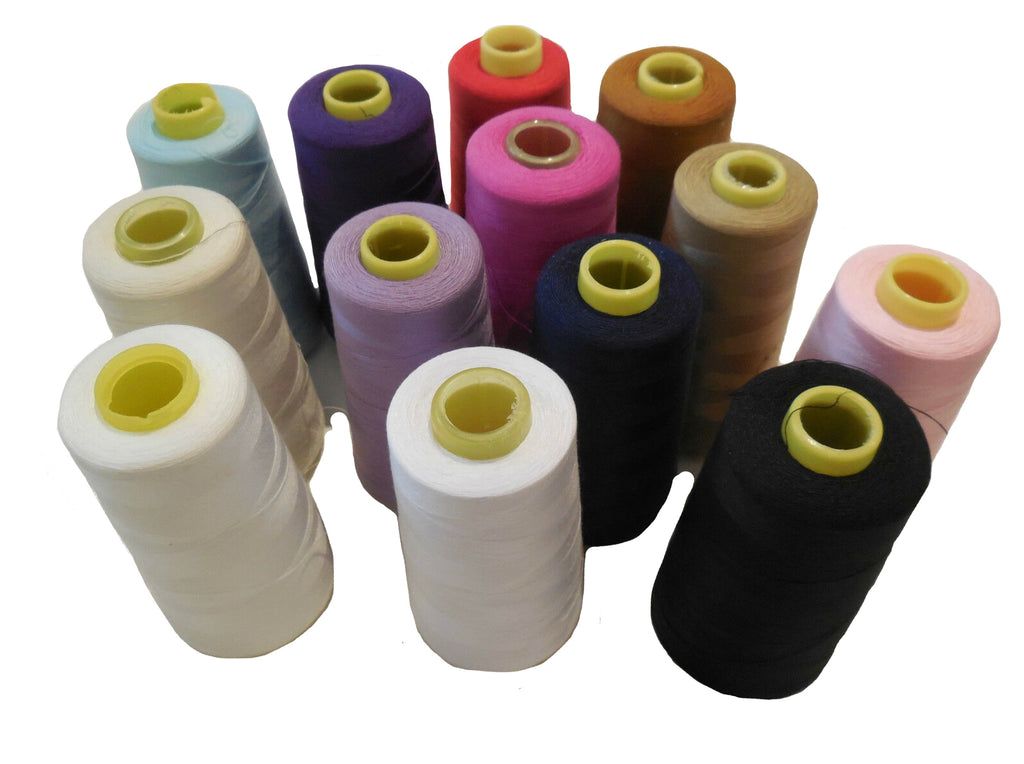 100% Cotton Reel Spool Sewing Thread All Purpose Thread 3000yards 11 colour choices
