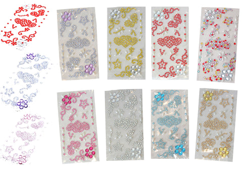 face and body art gems tattoo stickers Festival temporary eyes Decoration tattoos sticker Kit