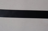 black or ivory or satin double faced side satin ribbon sash in 3.8cm width. Sold by Per Meter
