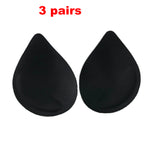 3 pairs X dressmaking insert cotton bra cups sew on push up bra pads enhancer breathable