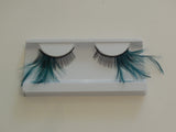 Delicate fashion feathers tails false eyelashes Handmade Reusable fancy makeup eyelashes extension