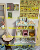 Craftuneed 1:6 dollhouse miniature kitchen cooking pan pot cooking ware kitchenware decor barbie doll