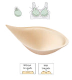 3 pairs X dressmaking insert cotton bra cups sew on push up bra pads enhancer breathable
