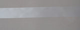 black or ivory or satin double faced side satin ribbon sash in 3.8cm width. Sold by Per Meter