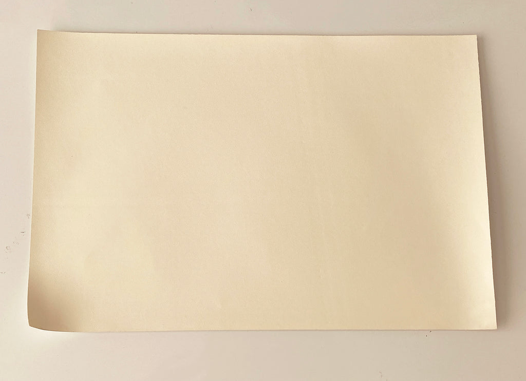 Craftuneed premium 0.5mm - 1mm thickness thin faux leather piece for doll making art craft diy 20 X 30cm