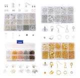 Job lot jewellery making kit DIY beads necklace closure earrings findings tool in Box