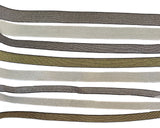 gold silver black glitter metallic elastic band for sewing flat waistband elastic band Per Meter