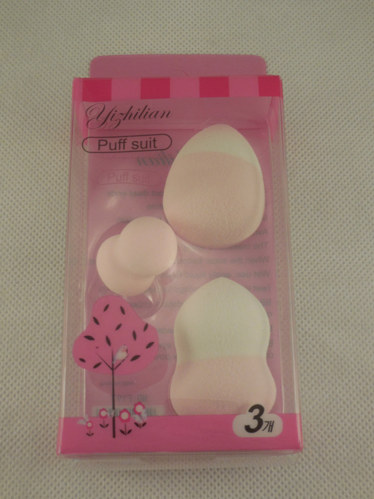 2 packages of makeup puff Beauty foundation blending smooth sponge powder puffs Kit