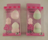 2 packages of makeup puff Beauty foundation blending smooth sponge powder puffs Kit