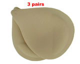 3 pairs X dressmaking insert cotton bra cups sew on push up bra pads enhancer breathable