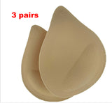 3 pairs X dressmaking insert cotton bra cups sew on push up bra pads enhancer breathable