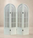 Dollhouse Folding Screen Handmade Miniature Arched Room Divider Display 1/6 1/4 Scale