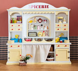 Craftuneed 1:6 Scale Dollhouse Vintage Style Grocery Cabinet Miniature Doll Grocer’s Display Shelf Furniture Handmade (Also available in 1:12 scale)