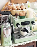 Craftuneed 1:6 Scale Miniature Doll Luxury Coffee Machine and Grinder Set Multi-Colour Options Dollhouse Kitchen Accessories