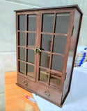 Handmade 1:6 Scale Dollhouse Display Cabinet Wardrobe – Miniature Furniture for BJD Diorama or Collector Room Decor