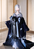 Handmade Doll Kimono Outfit with Obi Miniature Japanese Style Clothing 1/4 1/3 Scale