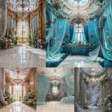 Craftuneed 1:6 Scale Luxurious Dollhouse Backdrop Miniature Fabric Photo Background Scene Photography For 22–35cm Dolls Choose from 9 Themes