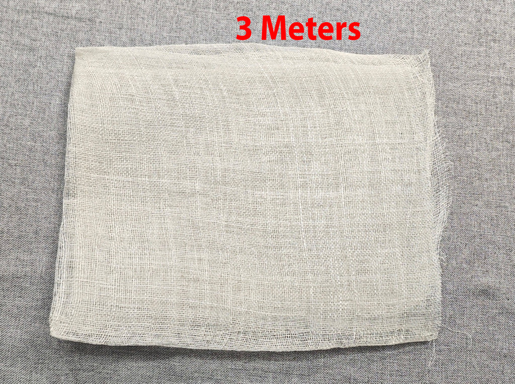 3 Meters Soft White Colour Sinamay Fabric Unstiffened - Millinery Craft Supply
