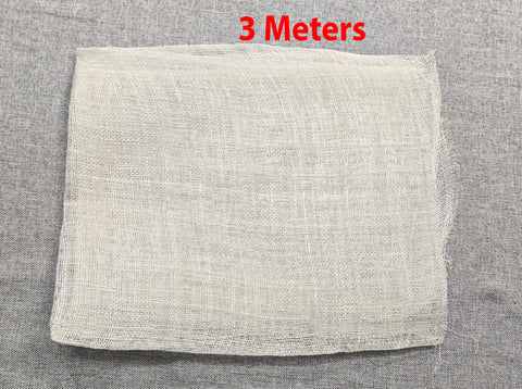 3 Meters Soft White Colour Sinamay Fabric Unstiffened - Millinery Craft Supply