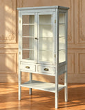1:6 Scale Dollhouse Display Cabinet Miniature Vintage Style Wooden Furniture
