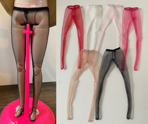 Craftuneed 1:6 handmade 29cm - 30cm height doll nylon tulle tights sock full length One size