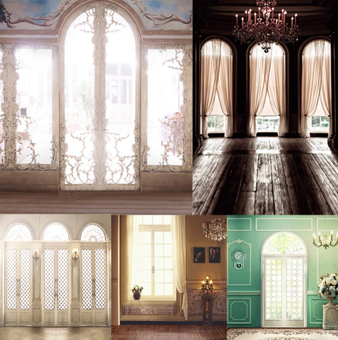 Craftuneed 1:6 Scale Doorway Dollhouse Backdrop Miniature Fabric Photo Background Scene Photography For 22–35cm Dolls Choose from 9 Themes