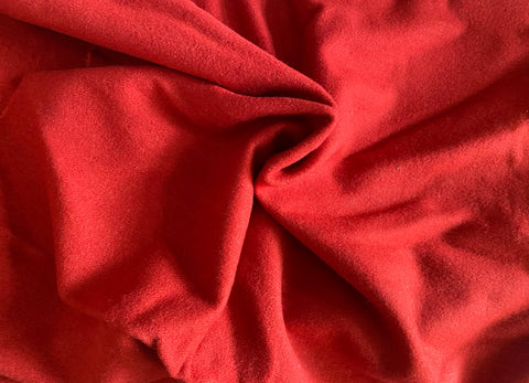 Soft Wool Fabric Sheet– Red For Sewing DIY (A Meter 100cm x 158cm)